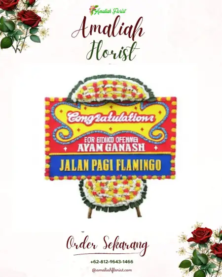 Sewa Papan Bunga Makki